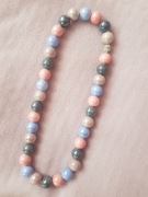 Piękne Korale kolorowe naszyjnik eleganckie UNIKAT