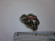 Magnes na lodówkę - 454g. BELGIA Metalowa mapa