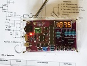 Radio na działkę RDA5807S FM DIY KIT zmontowane + baterie