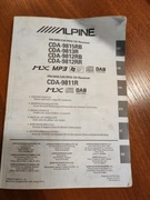 Oryginalna  instrukcja obsługi radia ALPINE 