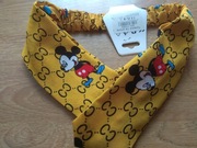 OPASKA NA GŁOWĘ Z MYSZKĄ MIKI OZDOBNY TWIST NOWA