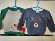 świąteczne bluzy i sweterki 80 cm Cool Club nowe