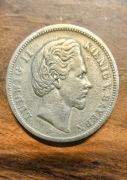 5 marek, Bayern, Ludwig II, 1874 r. Srebro.