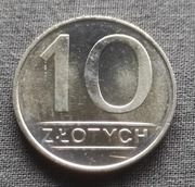 10 ZŁOTYCH 1987  - MENNICZA Z ROLKI