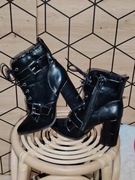 Buty botki szpilki DeeZee na słupku 38