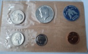 1965 - Zestaw menniczy proof USA: 5 monet