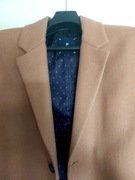 Płaszcz jesienno-zimowy Pierre Cardin kamelowy rozm.60 stan jak nowy