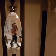 Lustro owalne bez ramki 60x140cm