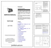 JCB 3TS-8T 3TS-8W Service Manual Instrukcja serwisowa naprawcza