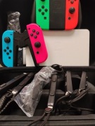 Joy con stacja tv pokrowiec dwa uchwyty 4 belki ze smyczą 