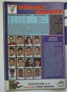 GÓRNIK Zabrze -- plakaty drużyny (sezony: 1997/98 do 1999/2000