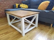 Stolik kawowy, dębowy blat