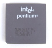 Procesor Intel Pentium 133 Mhz Retro