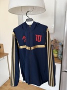 adidas Predator ZZ Icon – kurtka z kapturem, M, navy/czerwona, limited