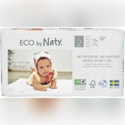 ECO BY NATY Ekologiczne pieluszki r 2 (396 szt)