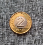 2 zł złote 2005 r Obiegowe Moneta w stanie Menniczym 