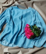 Zara jeansowa bluzka jeans niebieska Rozmiar S