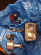 Lampa przód, tył pchełka i dynamo do starego ROMETa