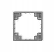 Ramka pojedyncza Karlik MINI szary mat 27MRP-1