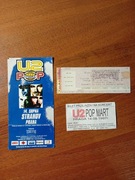 U2 POPMART TOUR 1997 PRAGA – ORYGINALNY BILET + ULOTKA + BILET PRZEJAZDU(25