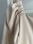 Sukienka na chrzest komunię przed kolano