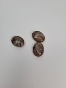 Kaboszony kamień naturalny 3 szt do wyrobu biżuterii