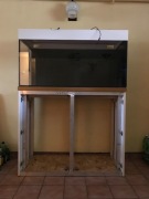 Akwarium 250l + stelaż, pokrywa i oświetlenie