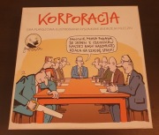 Gra planszowa KORPORACJA - ilustrowana rysunkami Andrzeja Mleczki