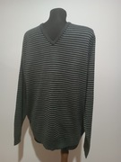 Męski sweter w serek Mark & Spencer nowy rozmiar L