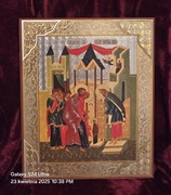 WIELKA  Ikona prawosławna WPROWADZENIE Matki Bożej do Świątyni.