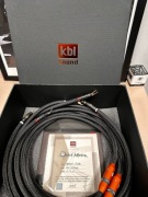 Kable głośnikowe 2,5 m KBL Sound Red Corona – Hi-End, Komplet, Certyfikat