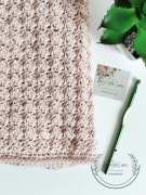 RĘCZNIE ROBIONY KOCYK SZYDEŁKOWY DLA NIEMOWLAKA prezent chrzciny narodziny