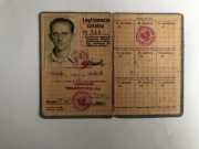 Legitymacja szkolna Uniwersytet Mikołaja Kopernika ok 1948