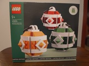 LEGO 40604 Zestaw Świątecznych Ozdób NOWE