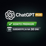 CHATGPT PLUS 30 DNI GPT-5.2 KONTO INDYWIDUALNE PREMIUM PRYWATNE DOSTĘP