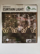 Kurtyna świetlna LED z motywem motyli