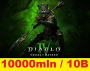 DIABLO 4 [ SEZON 6 ] GOLD ZŁOTO 10.000 MILIONÓW GOLDA 10B Vessel of Hatred