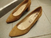 Zamszowe wygodne szpilki 