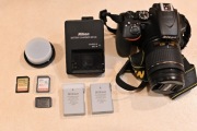 Nikon D3500 + Nikkor 18-55 + akcesoria