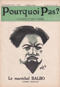 Pourquoi Pas? Le Marechal Balbo - 1933 r.