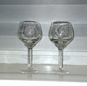 Kryształ PRL Kryształowe Kieliszki Kunszt XX wieku