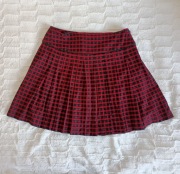 Spódniczka mini w kratkę plisowana Promod 38