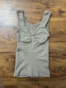 Koszulka modelująca cielista bielizna beżowa rozmiar M L 38 40