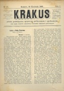 KRAKUS, nr 17, rok 1891 r.