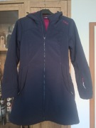 Płaszcz Damski Softshell CMP Wind Protect – Granatowy
