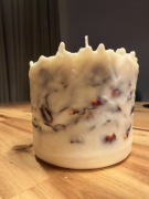 Świeca Herbarium No.3. Sojowa, ręcznie robiona