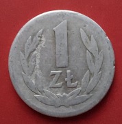 Moneta 1 złoty 1957 r. PRL (Al)