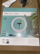 Lampa pierścieniowa Led ring 33 cm + statyw 