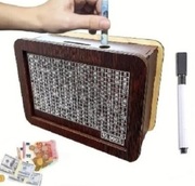 Skarbonka z wykreślanką