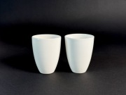 KPM Berlin kubeczki porcelana biała